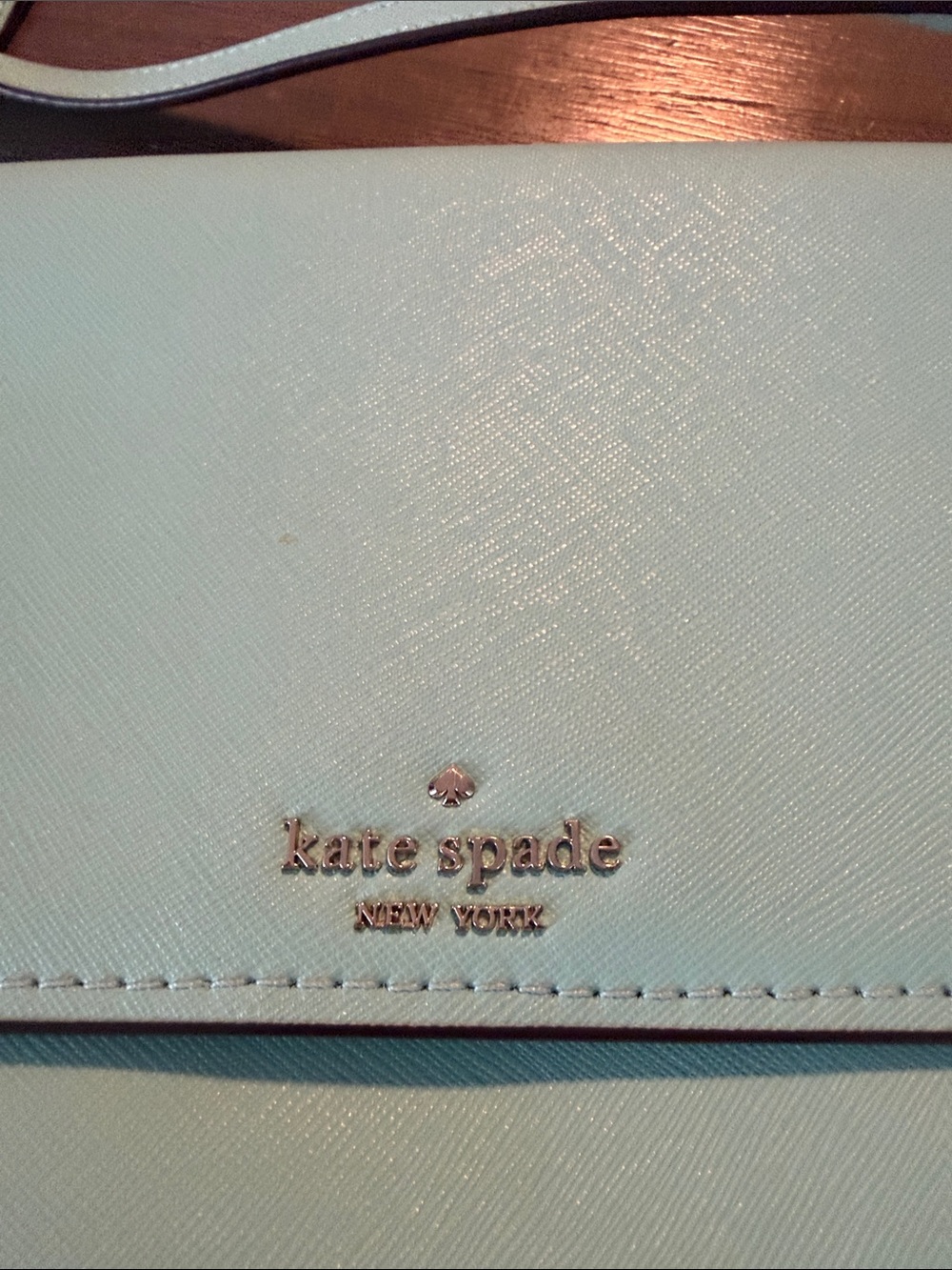 kate spade light mint leather crossbody - Picture 2 of 12